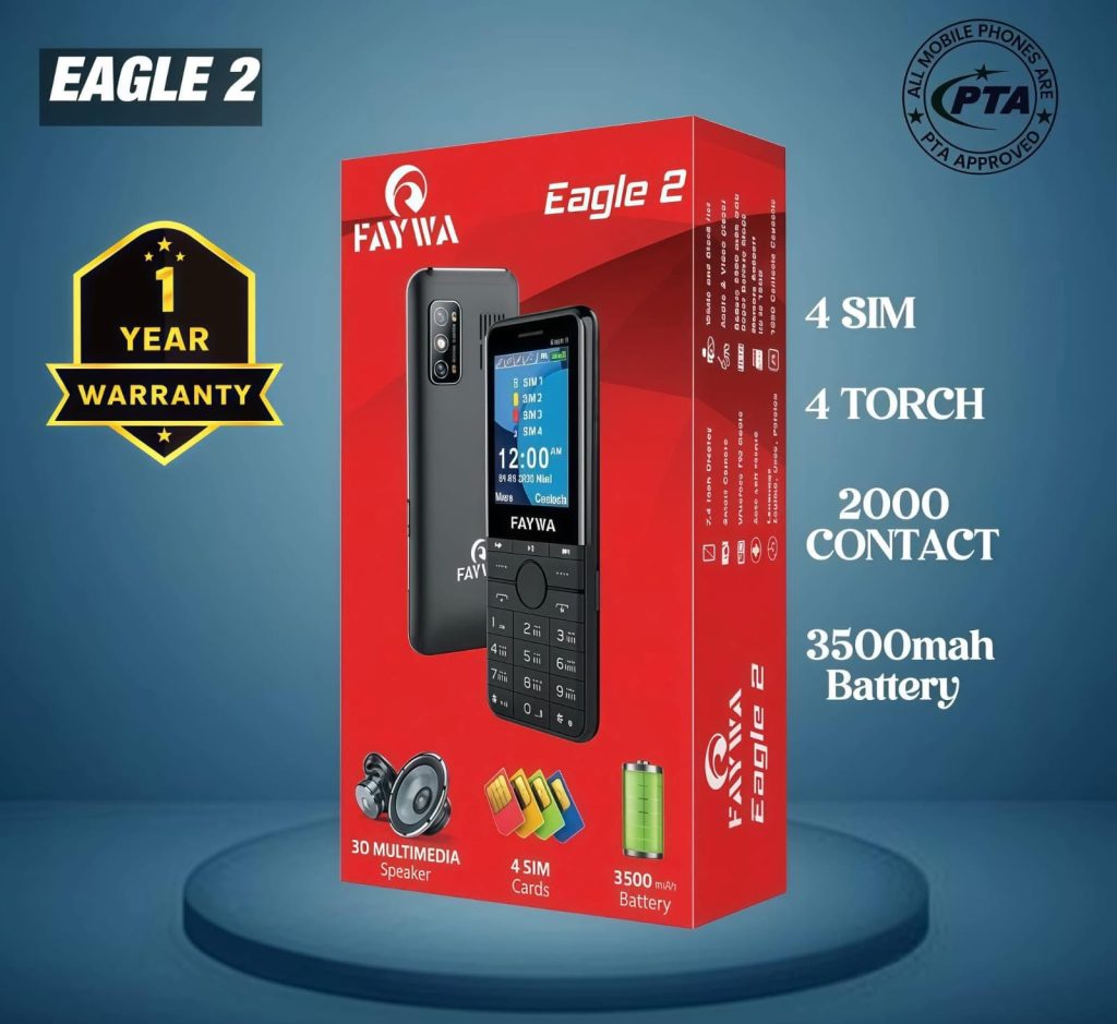 Faywa Eagle 2 Four Sim (4 Sim) Phone