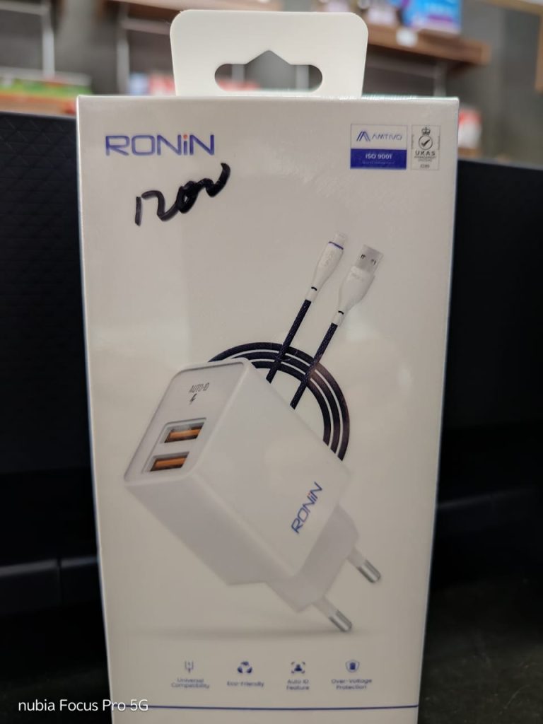 Ronin Iphone Charger with Lightening Connector