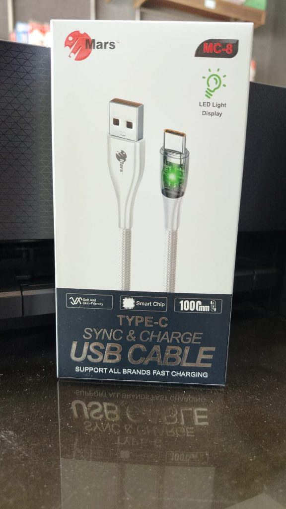 Fast Charging Type C Data Cable by Mars