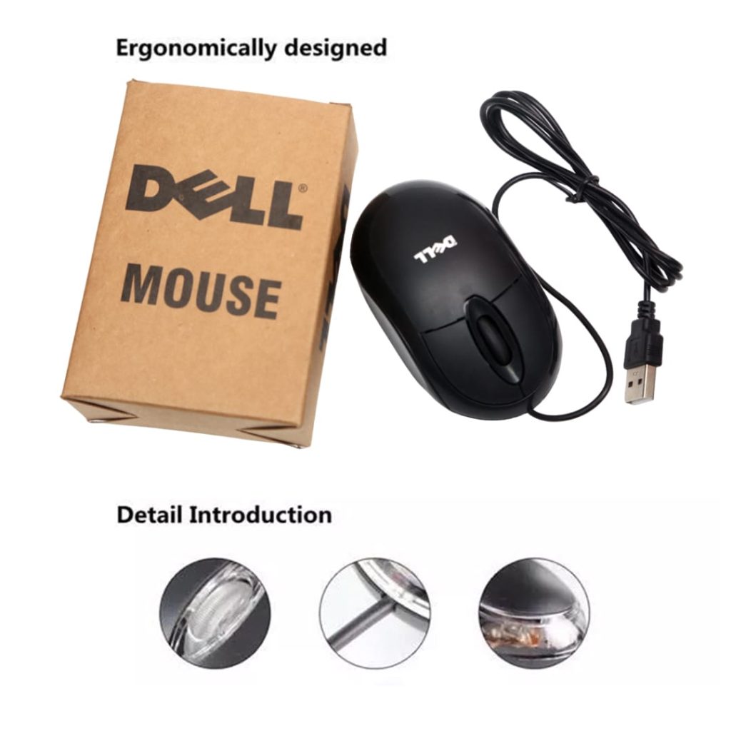 Dell Optical Mouse for PC or Laptop